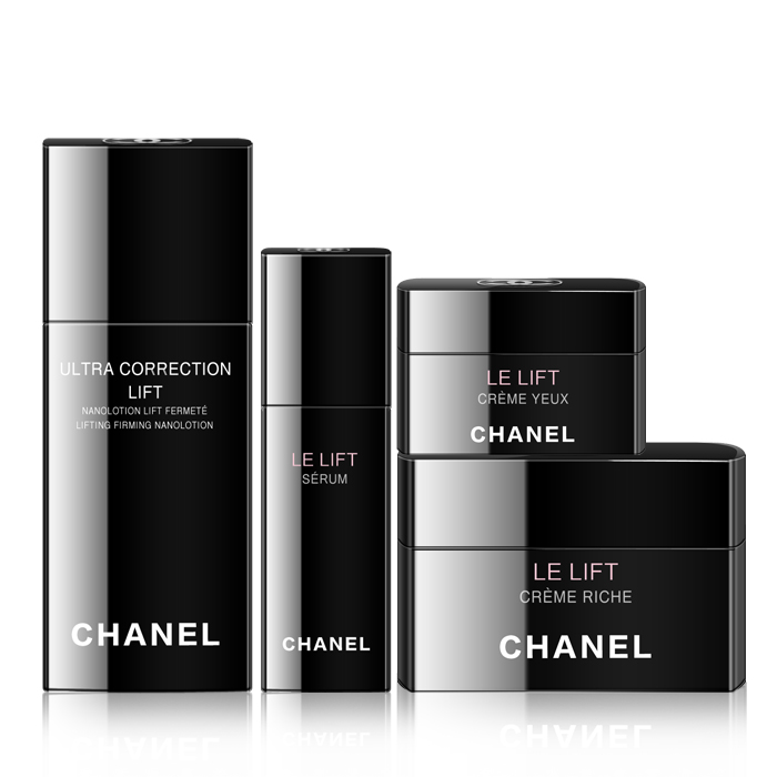 Chanel/香奈儿智慧紧肤护肤4件套 精华水 精华 眼霜 面霜 抗老