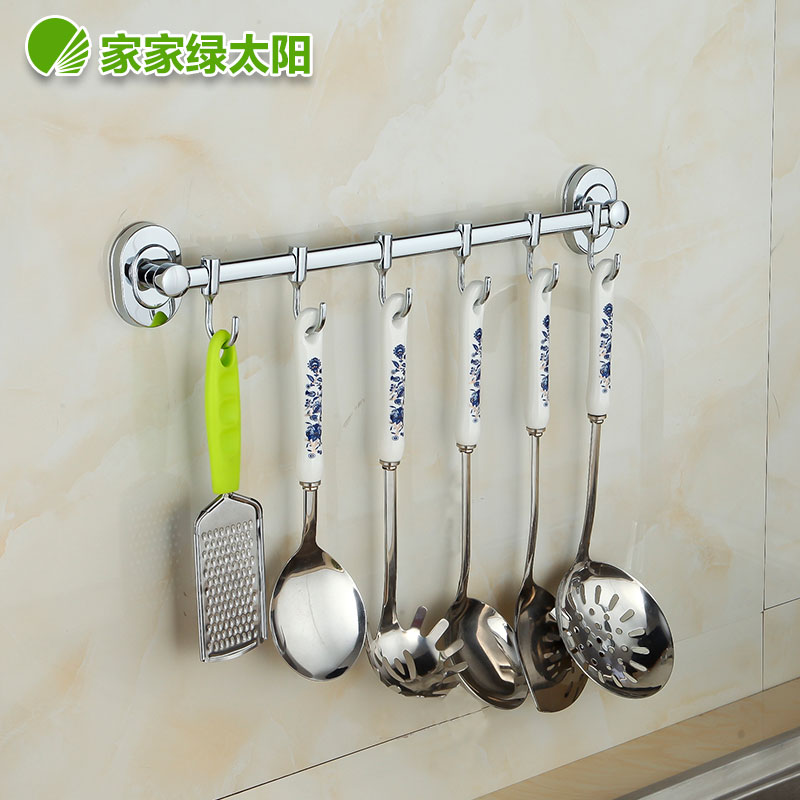 Home Green Sun Stainless Steel Active Hooks Solid Bathrooms Towel Ribs Kitchen Hooks Crochet Hook