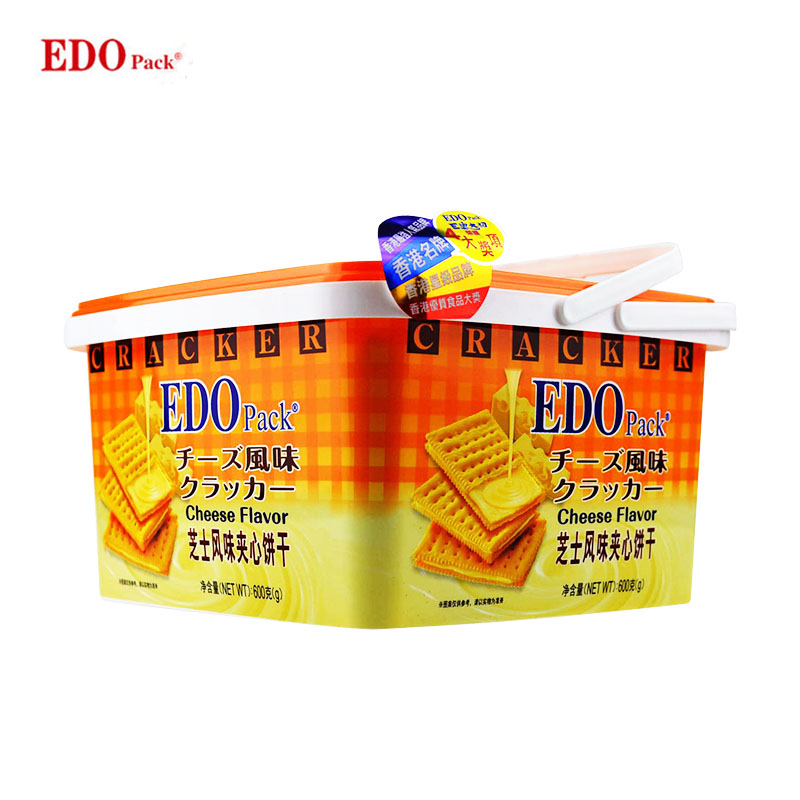 【天猫超市】EDO Pack芝士味夹心饼干600g 礼盒点心$