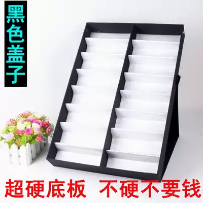 Special high-end glasses display box 16 glasses storage box 18 grid sunglasses display rack