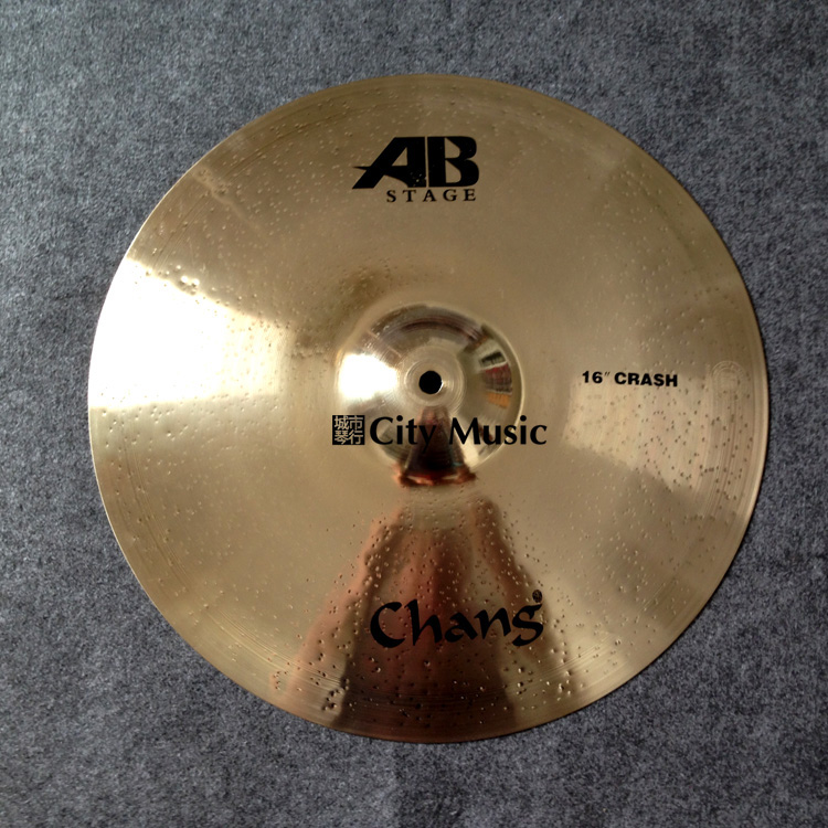 (City Piano) Zhang Yin chang AB-Stage 16 inch Crash Cymbals Accent Cymbals