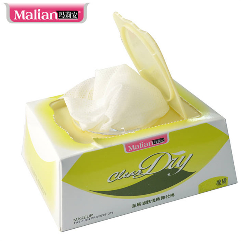 Malian/玛莉安卸妆湿巾棉脸眼唇部温和含卸妆液乳水32片盒装包邮