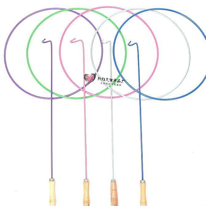 Rolling Iron Rings 80s Nostalgia Traditional Toys Color Push Iron Rings Irons Parent-child Outdoor Sports