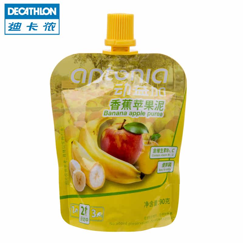 迪卡侬 动益加香蕉泥水果泥 补充运动营养 体质能量饮料 Aptonia