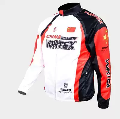 Tornado RV811 autumn and winter speed skating suit long version two-piece plus Velvet Ice padded fleece roller skating suit