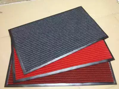 PVC composite stripes welcome carpet waterproof door pad water absorbent foot pad welcome red carpet sand sand pad