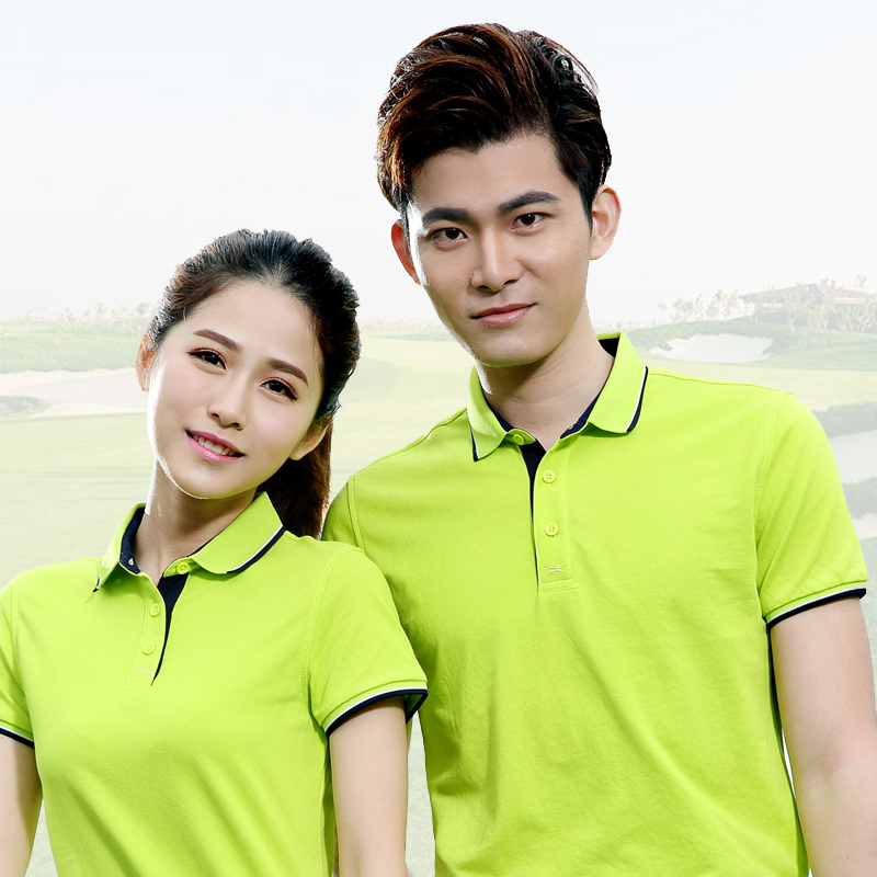 Striped Collared Short-Sleeved T-Shirt for Women, Summer Couple Outfit, Work Clothes, Pure Cotton Lapel, Loose Casual Sports Polo Shirt