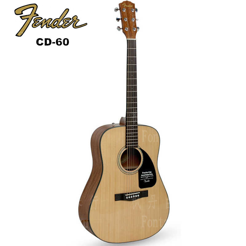 Fender Fender Folk Guitar CD 60 41 inch beginning school in the United States Guitar for Folk Guitar