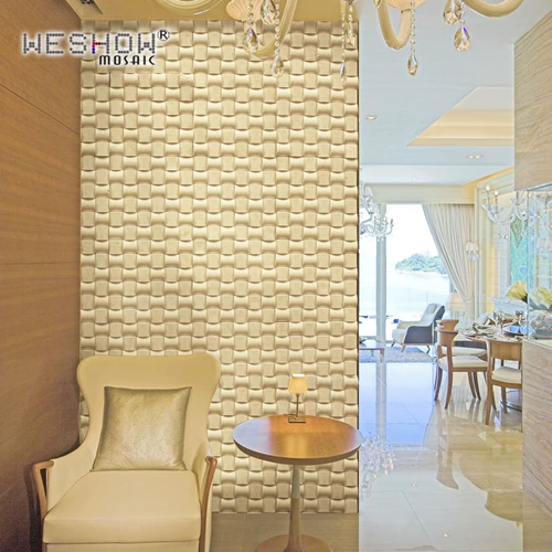 Мраморная мозаичная плитка Трехмерная телевизионная фоновая настенная барная стойка ванная комната кухня каменная стена плитка