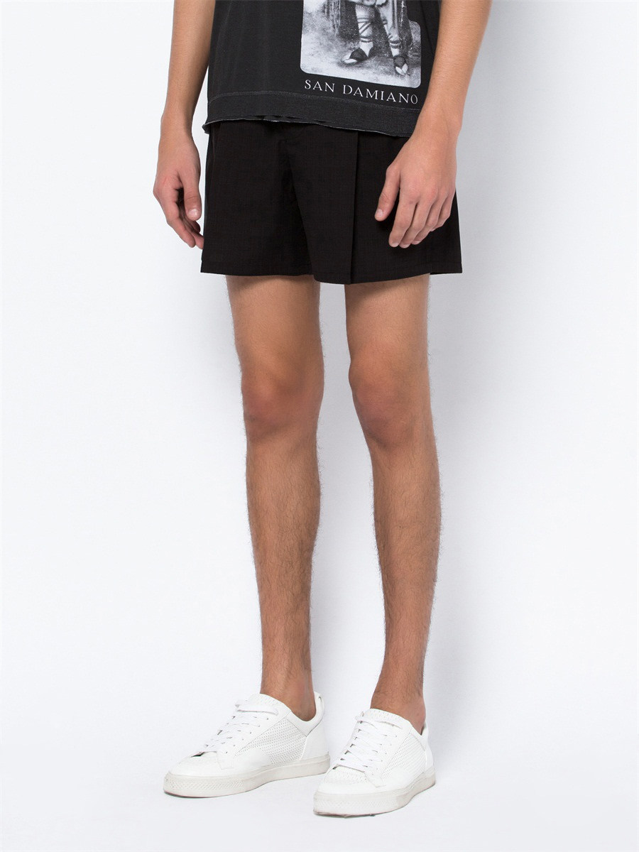 Dolce&Gabbana 黑色暗纹休闲短裤