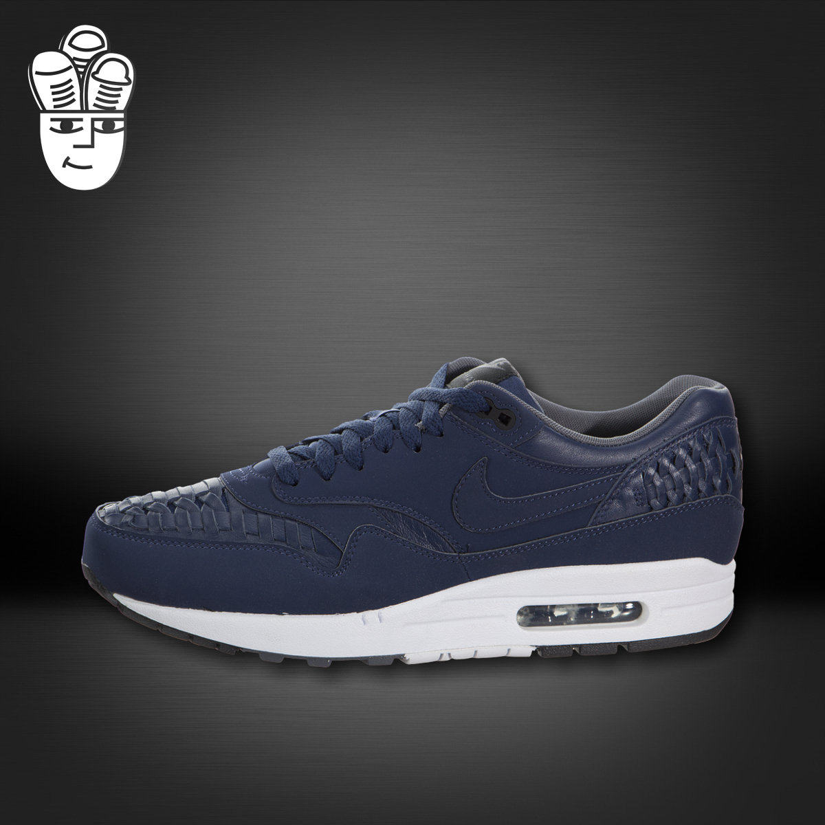 Nike Air Max 1 Woven 耐克男鞋 复古气垫跑步鞋 运动休闲鞋 编织