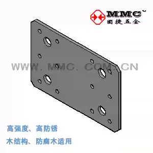 Flat connector nail board wooden structure connector wooden house metal accessories PL-8 MMC Xiamen Gujie hardware