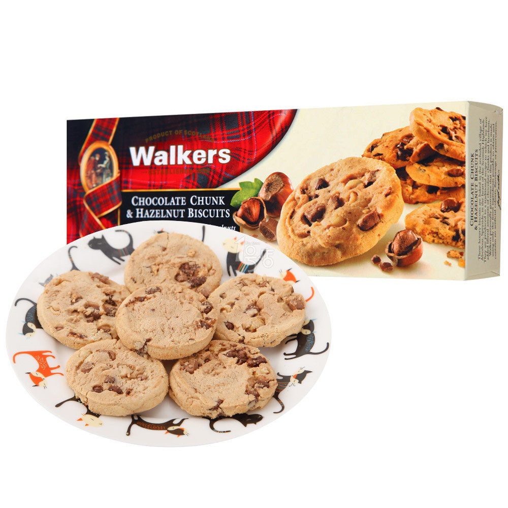 Walkers沃尔克斯 榛子巧克力颗粒饼干 150g