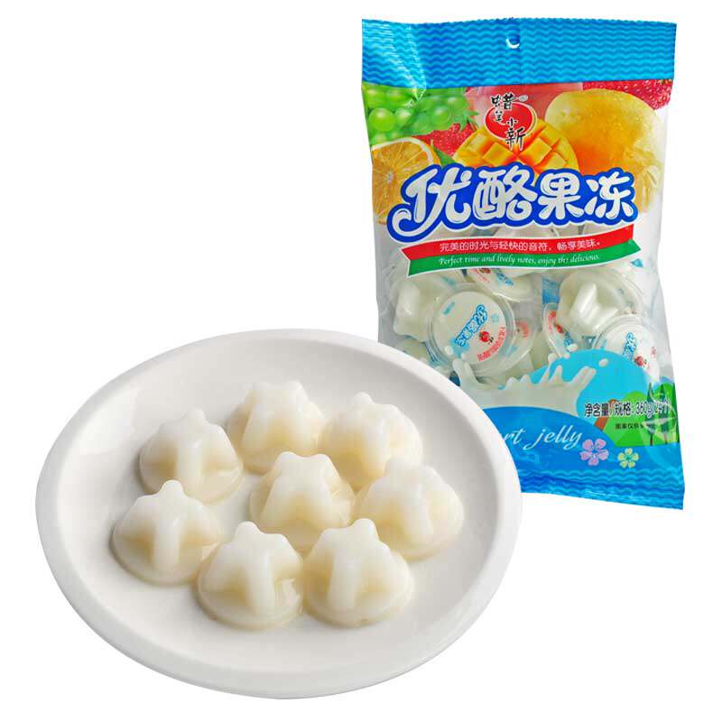 【天猫超市】蜡笔小新优酪果味果冻酸奶味360g 休闲零食奶酪果冻