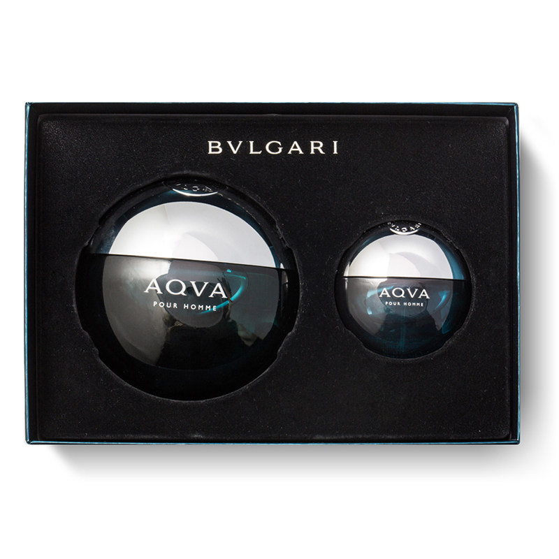 Bvlgari/宝格丽Aqva水能量碧蓝男士香水100ml+15ml礼盒2件套装