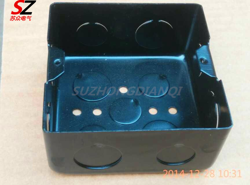 Suzhong plug-in box new metal floor cassette iron box ground socket junction box