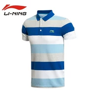 15 sản phẩm mới Dòng sản phẩm thể thao Li Ning chính hãng Áo sơ mi POLO tay ngắn Slim APLK065-1-2-3-4 áo polo oversize