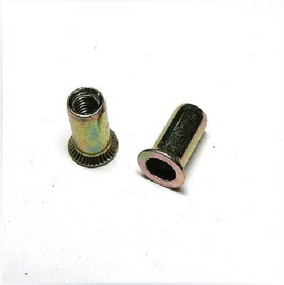 Pull-riveting nut lahat (large sunken head) 100 pieces of carbon steel colour zinc volume large from excellent