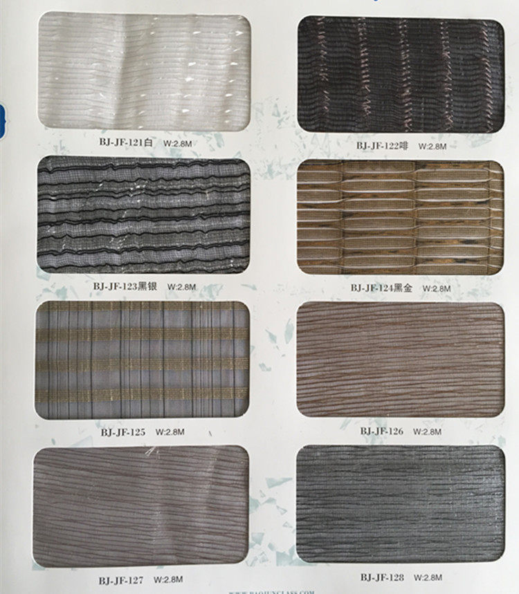 Clip-wire glass clip wire material Juan silk clamping velcro wire crimped silk glass partition Xuan guan