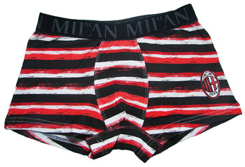 Hey! Boys' Slim-Fit Red and Black Striped Cotton Spandex Boxer Shorts for Ages 8-12
