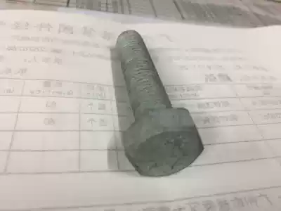 M12 * 60 external hexagon 4 8 grade full thread hot dip galvanized screw hot dip galvanized hexagonal fastener