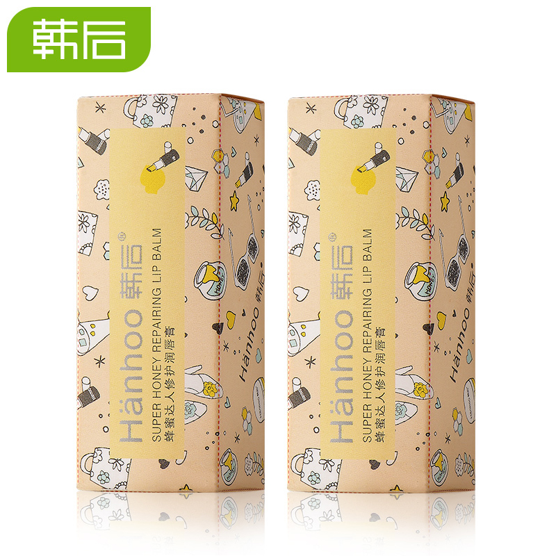 Hanhoo/韩后韩后达人保湿润唇膏 4g 秋冬防干裂 2支装