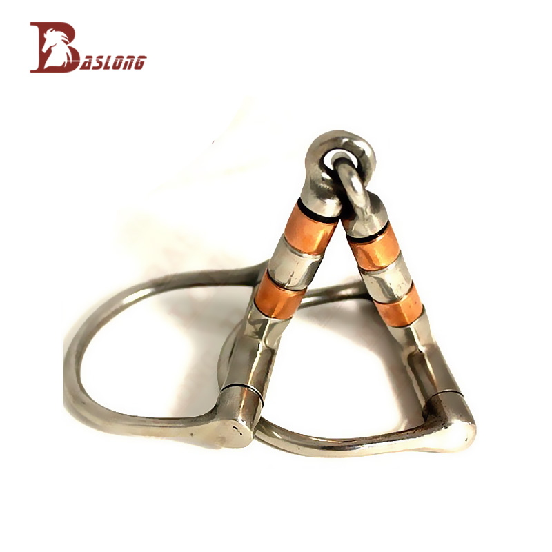 Equestrian horses equipped with D type bicolor chain mouth armature matchino horse fork horse with accessories BCL327332