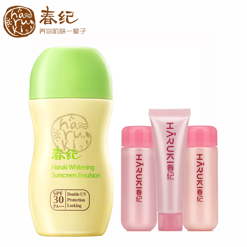 春纪防晒霜冰激凌白皙防晒乳SPF30 隔离防紫外线女清爽防水抗汗