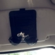 Kính xe mới clip xe kính hộp ô tô kính khung clip hộp mắt lưu trữ tấm che nắng chủ thẻ - Kính khung