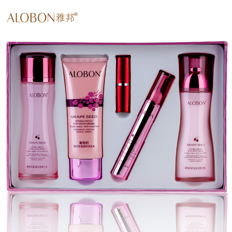 AloBon/雅邦葡萄籽盈润保湿套礼盒装 护肤品盈润特润霜护肤套装