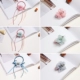 Phụ kiện tóc cho trẻ em Hàn Quốc streamer tóc dây cô gái ban nhạc cao su kẹp tóc em bé tóc vòng kẹp tóc cô gái bên clip mũ nón băng đô tai mèo Phụ kiện tóc