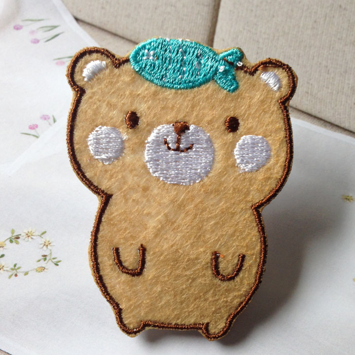 Fengxi Creative Gifts Hand Diy Material Clothes Patch Patch Ultramesch Bearfish