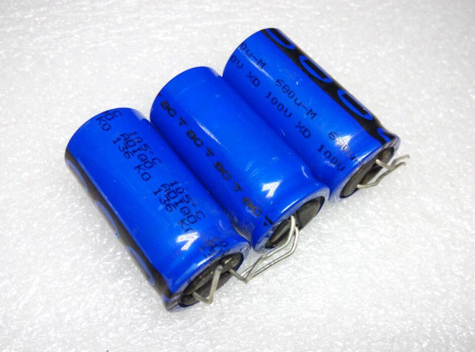 Disassemble VISHAY original Philips BC 136 series 100v680uf direct plug-in fever aluminum electrolytic capacitor