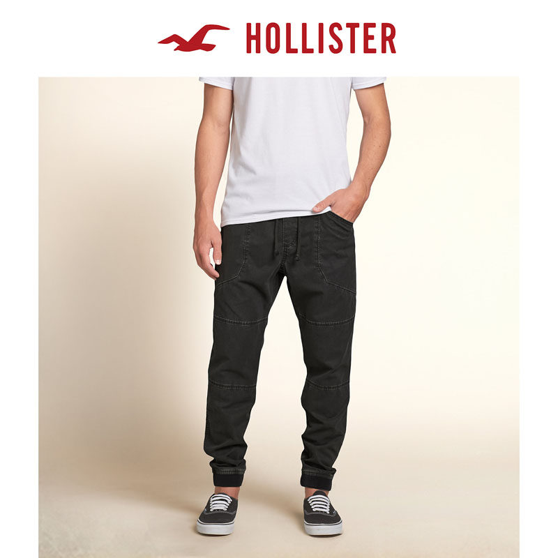 Hollister 斜纹慢跑裤 男 91546