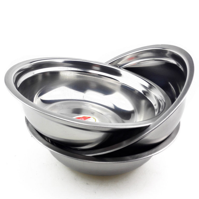G1347 20# stainless steel soup pot 10 starting batch stainless steel pot bowl with round cafeteria soup bowl Yiwu