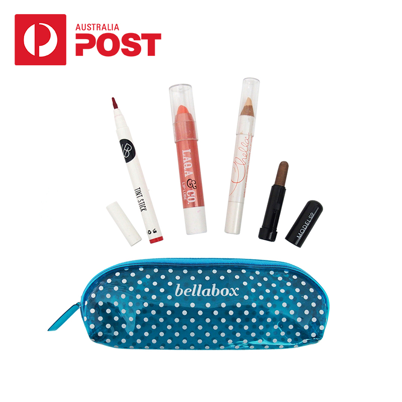 Bellabox澳洲彩妆套装化妆品 唇膏笔+提亮笔+唇彩笔+眼影笔化妆笔