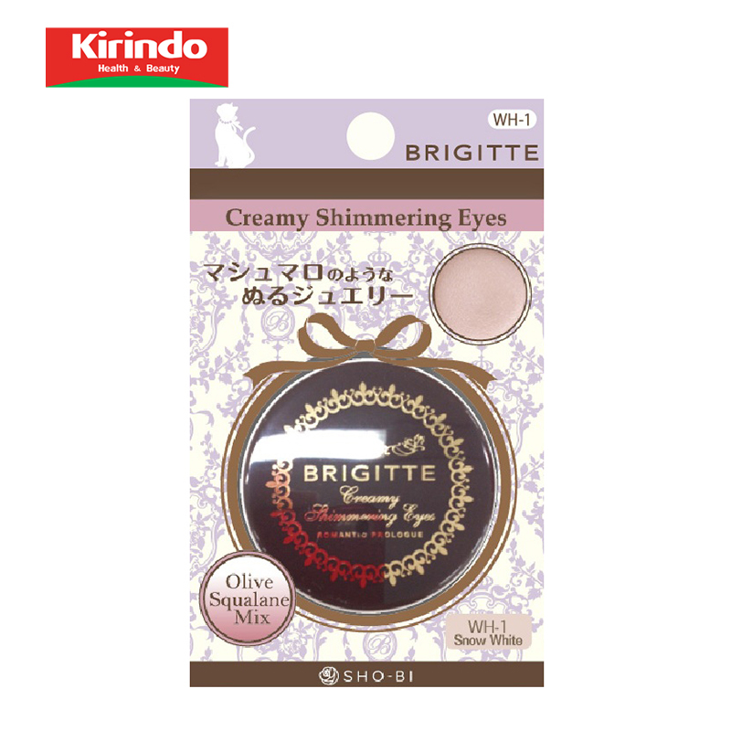 【kirindo】日本进口 SHO-BI BRIGITTE 眼影 公主白/碧姬粉/古金