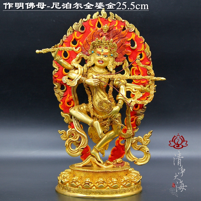For the Buddha's mother, the mother of the Buddha, the maternal bow and arrow, the Buddhist secret Buddha statue of the Buddha in Nepal, the golden 26.