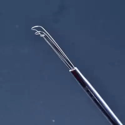 Stainless steel three consecutive ear scoop picking ear tools to clean ears ear grate ear grate ear scoop triple Sky