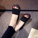 Dép nêm nữ mùa hè phiên bản Hàn Quốc của sandal đế dày đa năng đế phẳng thời trang đế bệt đi biển một chữ kéo cao gót mang dép