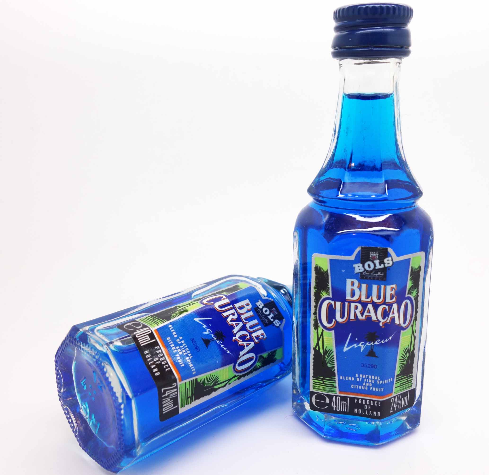 Wine version Bols Blue Curacao Bols Blue Orange Liqueur version 80s~90s old version