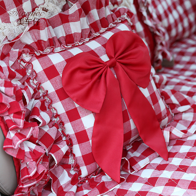 摩丝娃娃 汽车抱枕卡通可爱车用靠垫靠背创意家居办公室护腰靠枕