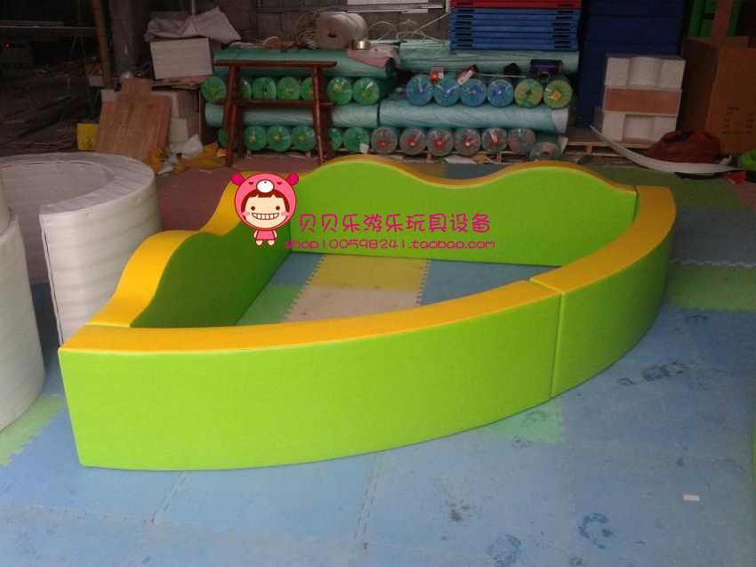 Kindergarten Early Education Center Playground Soft package Ocean ball pool Ball pool Fence Sand pool Soft ball pool
