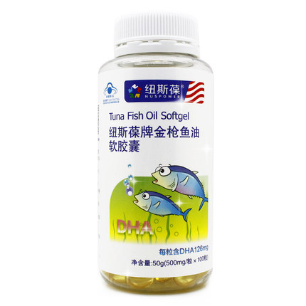 纽斯葆牌金枪鱼油软胶囊 500mg/粒*100粒