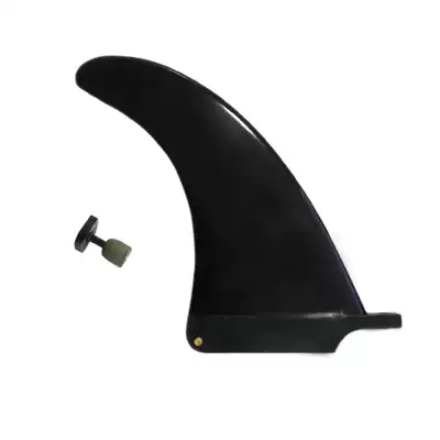 High quality plastic tail rudder surfboard tail rudder FCS 6 5quot All Black 6 5 inches