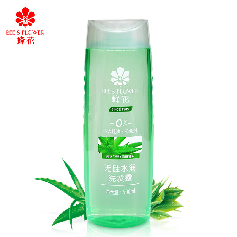 【天猫超市】蜂花无硅油水润洗发露500ml补水滋养去屑止痒正品