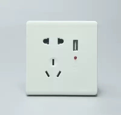 Ou Simon USB wall switch socket single USB with five-hole mobile phone charger 5
