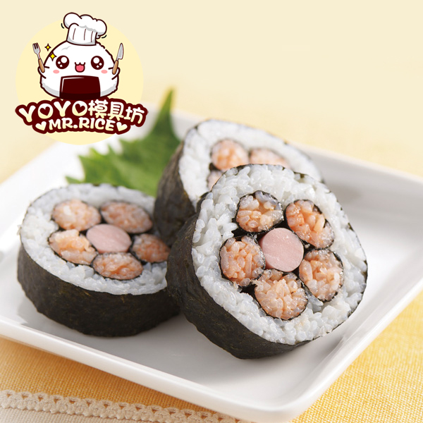 Cherry Blossom Sushi Dining MOULD PROFESSIONAL PURPLE VEGETABLE BUNK MEAL MOLD CREATIVE SUSHI DIY TOOL ROLL HEART SUSHI DIE