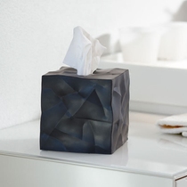 Japanese essey cube fold roll paper box shredded paper inspiration modern sense personality hand box