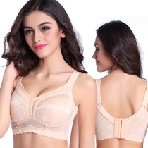 No rims big chest small full cup bra ultra-thin large size 42 90 44 100 thin mold cup underwear breast reduction